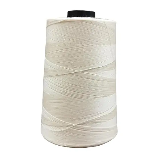 A&E Perma Core Poly-wrap Poly Sewing Thread Tex-40 6,000 Yds (Eggshell) {1}