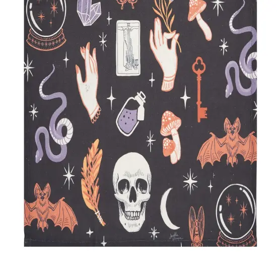 Spooky Magic Halloween Kitchen Towel {4}