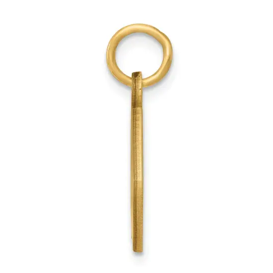 14K Yellow Gold Medical ID Pendant Charm Jewelry 20mm x 15mm {4}