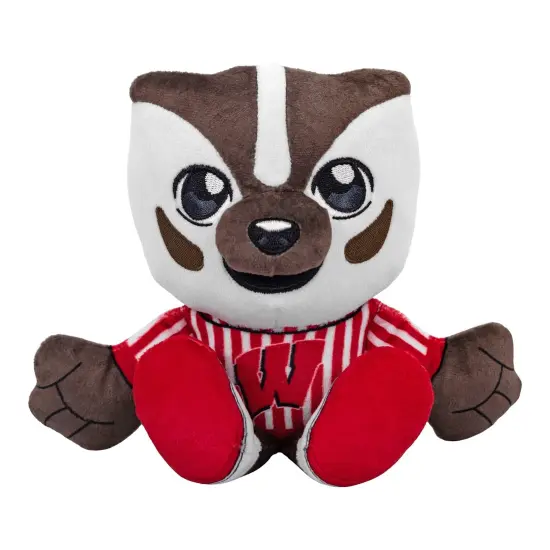 Bleacher Creatures Wisconsin Badgers Bucky Badger 8" Mascot Kuricha Plush {1}