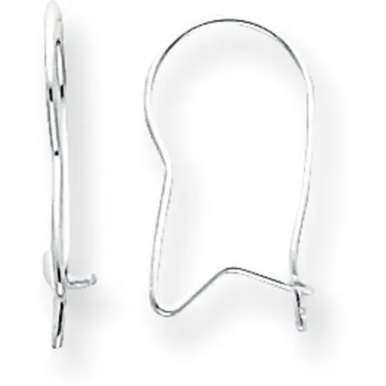 Sterling Silver Kidney Wire Earrings Jewerly - Pack of 12 {1}