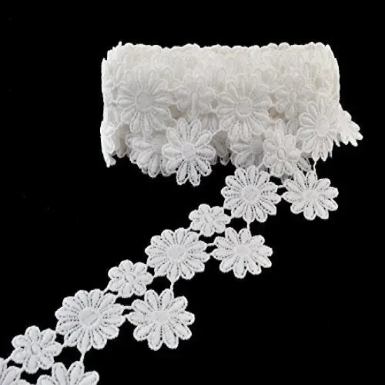 eZthings Venise Edging Lace Trim from Eyelet Fabric for DIY Craft Venice Trims {7}