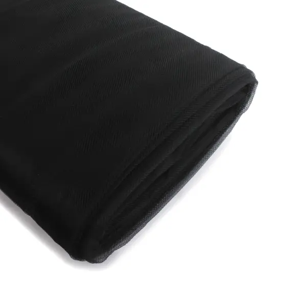 54" Tulle Fabric Bolt Black {2}