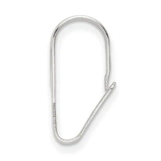 Sterling Silver 6.6mm Snap On Bail - Pack of 6 {2}