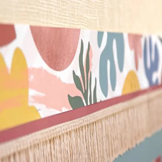 Deep Rose Scalloped Rolled Border Trim - 50ft - Decorate Bulletin Boards, Walls, Desks, Windows, Doors, Lockers, Schools, Classrooms, Homeschool & Offices {6}