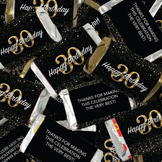 30th Birthday Birthday Candy Party Favors Hershey's Miniatures Chocolate {2}
