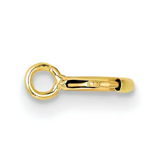 14K Gold Spring Ring Clasp YG1700 {2}