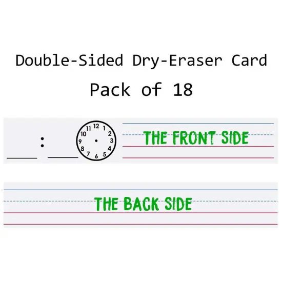 Daily Schedule Pocket Chart, 13+1 Pocket, Scheduling Pocket Chart, 18 Dry-Eraser Cards, Educational Charts for Classroom Office Home Preschool Activity (Black) {5}