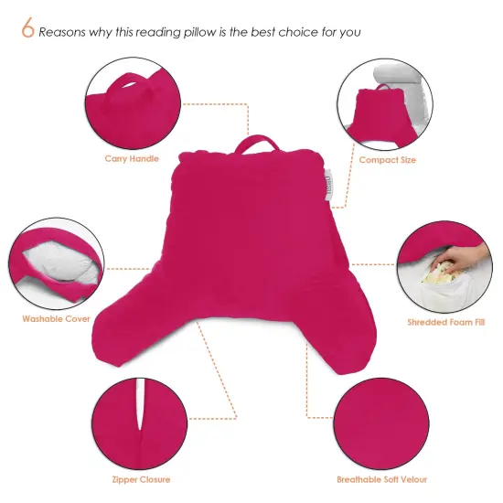 Nestl Reading Pillow Hot Pink {2}