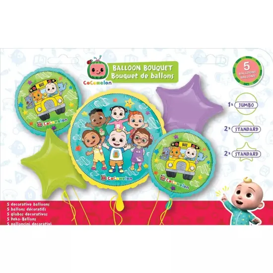 CoComelon Party Foil Balloon Bouquet {2}