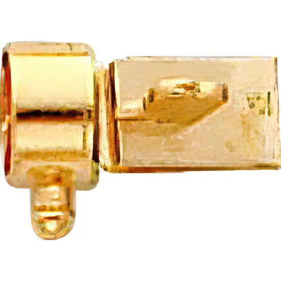 14K Gold Barrel Clasp Replacement Tongue 11.4x4.7mm {1}