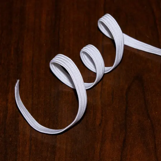 1/5" Elastic Band - 180 Yard Spool White {7}