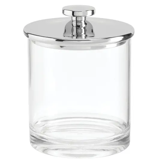 mDesign Round Acrylic Apothecary Canister Jars - 2 Pack {5}