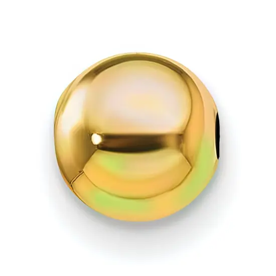 14K Gold Round Beads YG2240 {1}