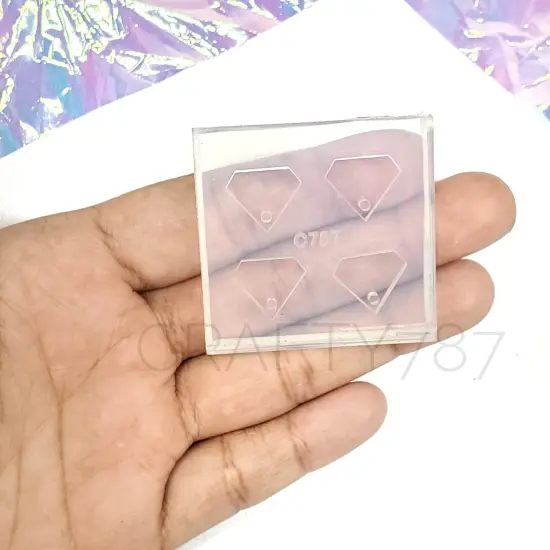 Diamond Stud Connector Mold (B8) {1}