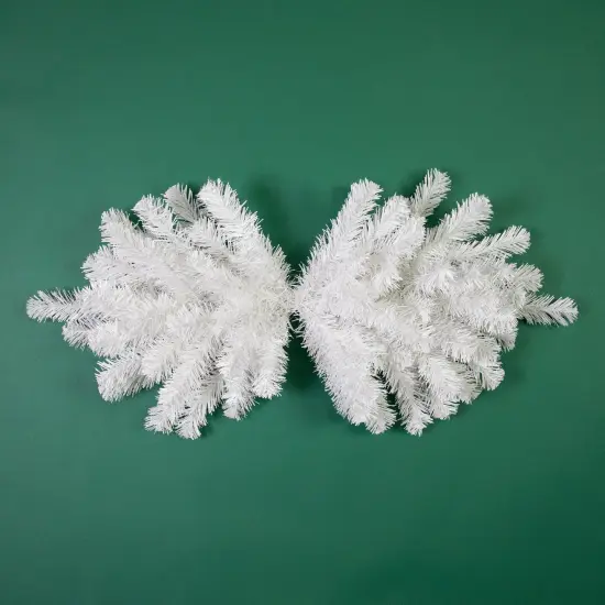 Northlight 32" Snow White Pine Artificial Christmas Swag, Unlit {7}