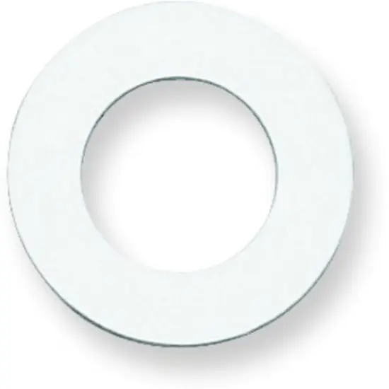 14K White Gold Round Stamping Disc 0.018" {1}