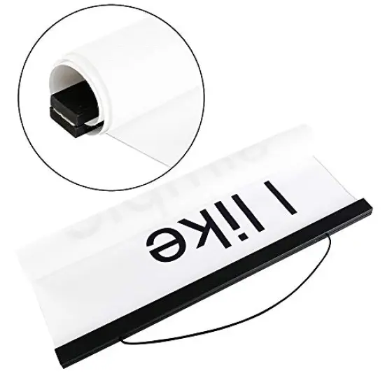 Magnetic Poster Hanger Frame, 9x24 9x12 9x11 Light Wood Wooden Magnet Canvas Artwork Print Dowel Poster Hangers Frames Hanging Kit (Black, 9") {5}