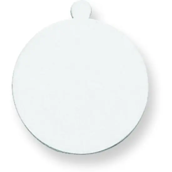 Sterling Silver Round Stamping Disc SS1036/35 {1}