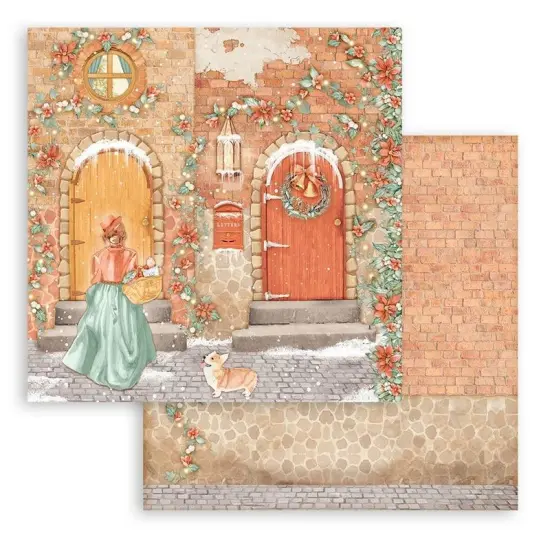 All Around Christmas 8x8 Paper Pad - Stamperia {5}
