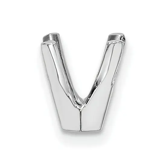 14K White Gold 4 Prong Round "V" Tapered Setting 6.5mm {2}