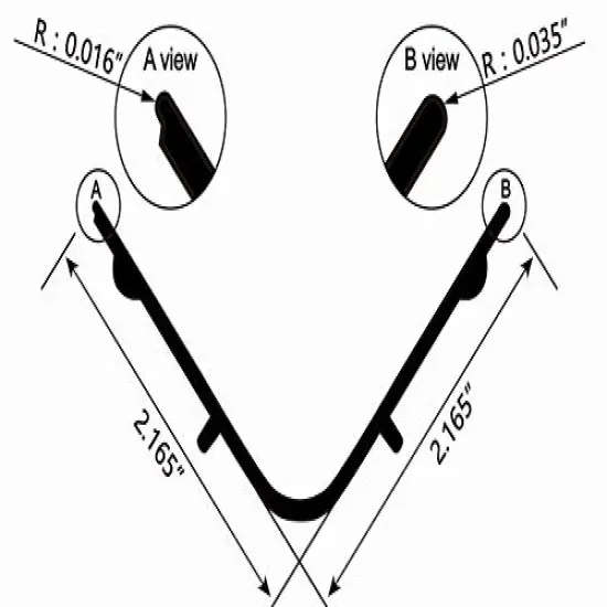 Dual Edge Aluminum Emulsion Scoop Coater for Silk Screen Printing Coating Tool (16 Inch) {2}