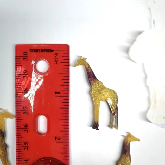 Giraffe / Jirafa Large Studs Earring Mold 2 Pairs (C11) {5}