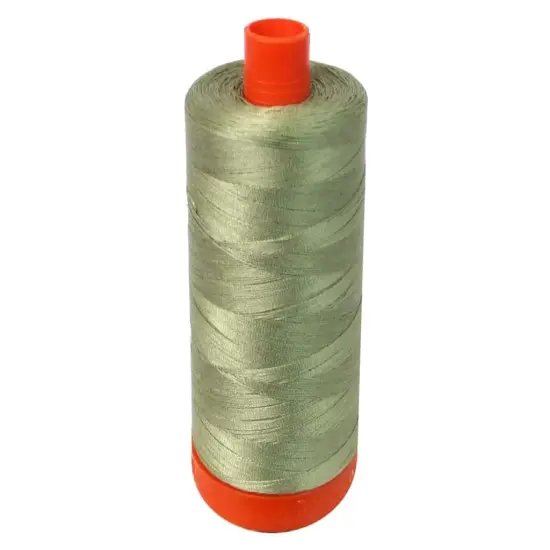 1PK Aurifil Mako Cotton Quilting Thread - 50 wt. - #5085 Light Khaki Green 1420 yd. {1}