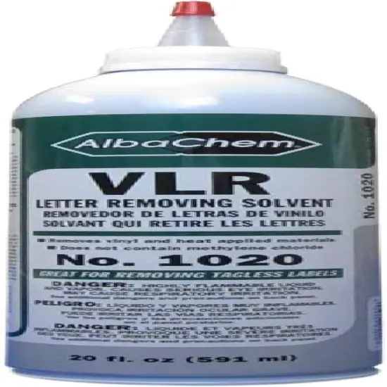 AlbaChem Original VLR Heat Transfer Letter Removing Solvent for Fabrics (20 Fluid Ounces) {1}