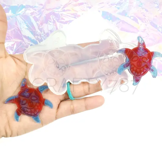 Vejigante Dangle Earring Silicone Mold(C1) {1}