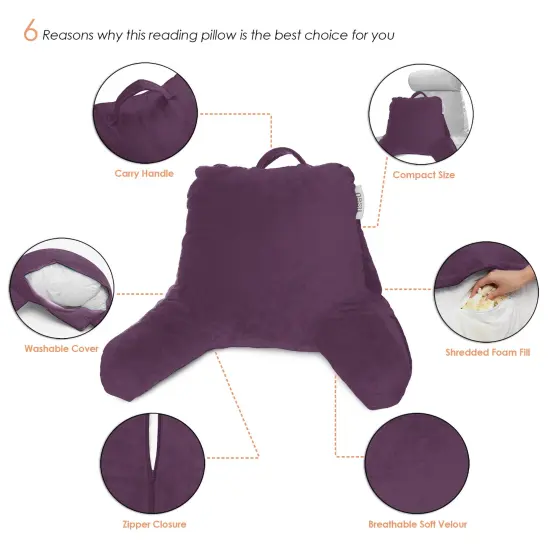 Nestl Reading Pillow Purple {2}