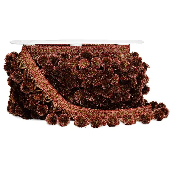 Zoe Ball & Bead Tassel Fringe Copper/ Seafoam {3}