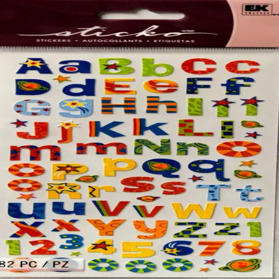 Sticko Mini Space Alpha Stickers {1}