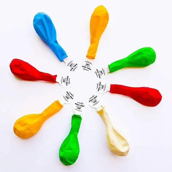 20 LED Light-Up Balloons in Mixed Colors - Flashing and Glow-in-the-Dark for 24 Hours, Ideal for Birthday Parties, Glow Parties, Wedding, Halloween, and Christmas Decorations {6}