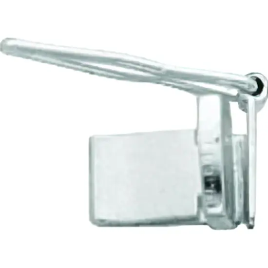 14K White Gold Push Button Box Clasp Replacement Tongue 5.25mm {1}