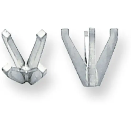14K White Gold 4 Princess Straight Prong Setting 5.5mm {1}