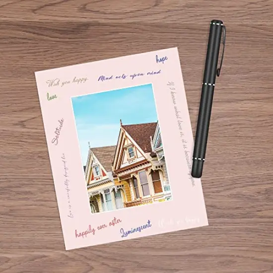 Art Picture Mat 8x10 for 5x7 Photos (Pack of 20), Assorted Colors {3}