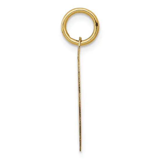 14K Yellow Gold #1 Godfather Charm Pendant Jewelry 19mm x 19mm {3}