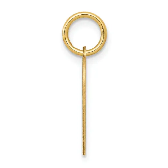 14K Yellow Gold My Confirmation Heart Charm Pendant Jewerly 19mm x 13mm {4}