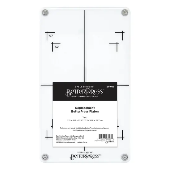 Spellbinders BetterPress Platen Replacement-10.5"X6.13" {1}