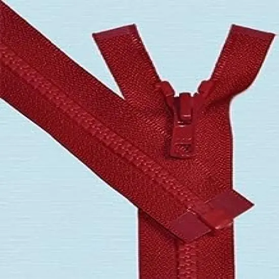 29" Vislon Zipper ~ YKK #5 Molded Plastic ~ Separating - 519 Hot Red (1 Zipper/ Pack) {1}