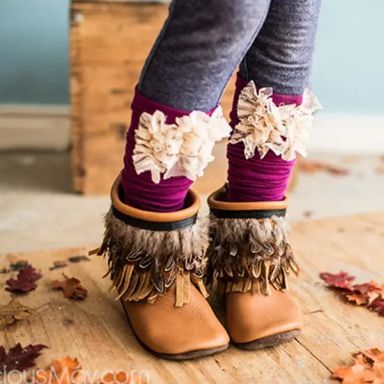 Fancy Feather Fringe Trim {4}