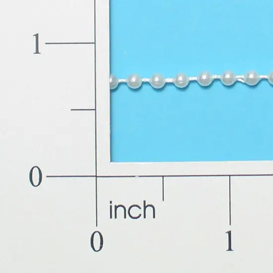3mm Fused Pearl Trim Spool of 36 Yards {1}