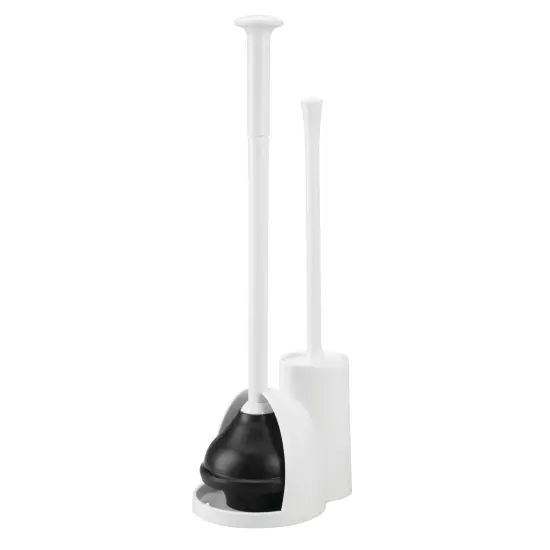 mDesign Hidden Plunger and Brush Set for Toilet Bowl {1}