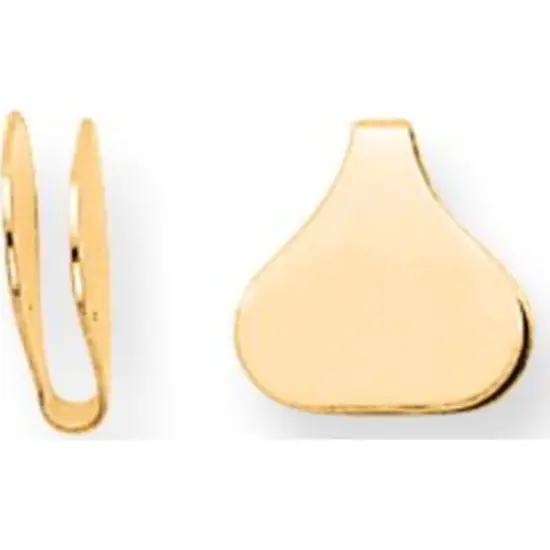 14K Gold Chain End {1}