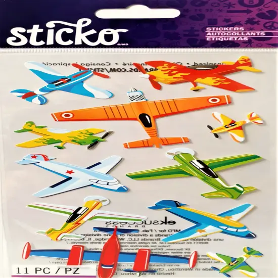 Sticko Planes Stickers {1}