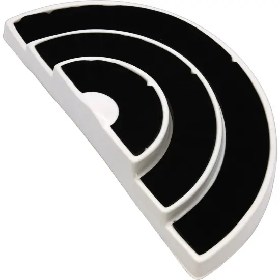 New 36 Slot 3 Tier Black/White Ring Display Foam Jewelry Stand {4}