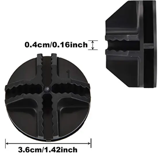 Cube Connectors Plastic Storage Cube Connectors Wire Cube Connectors Organizer ABS Connectors for Modular Closet Storage Organizer and Wire Shelf (Black,32 Pieces) {5}