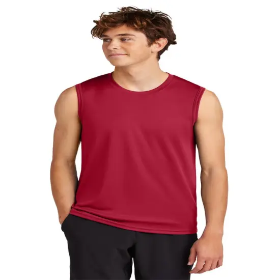Sport-Tek&reg; Sleeveless PosiCharge Competitor Tee Black {7}