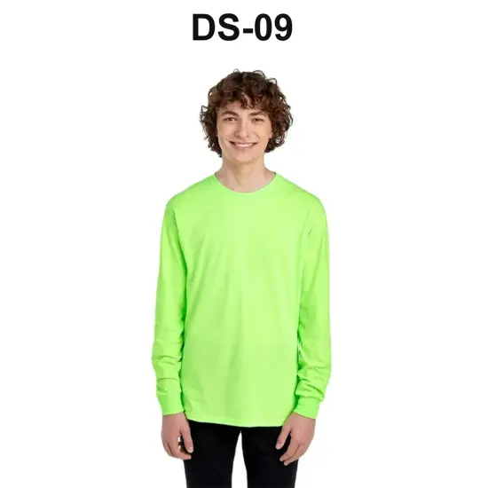 D & S BLANKS&reg; Polymesh Crew Neck Orange {3}